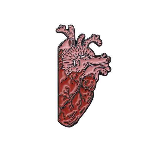 Half Heart Pin