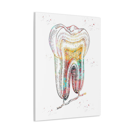 Tooth Art Canvas