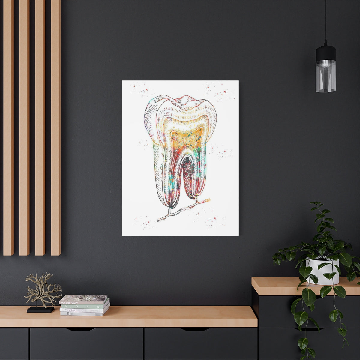 Tooth Art Canvas