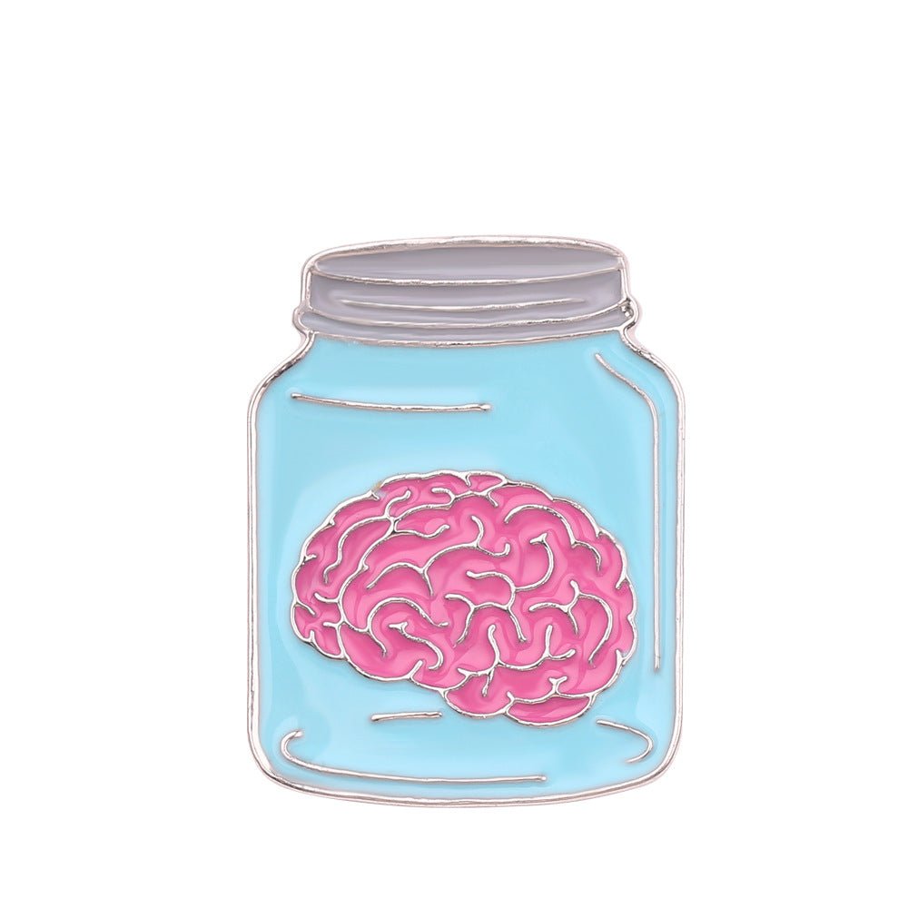 Brain in Jar Pin - drtobe