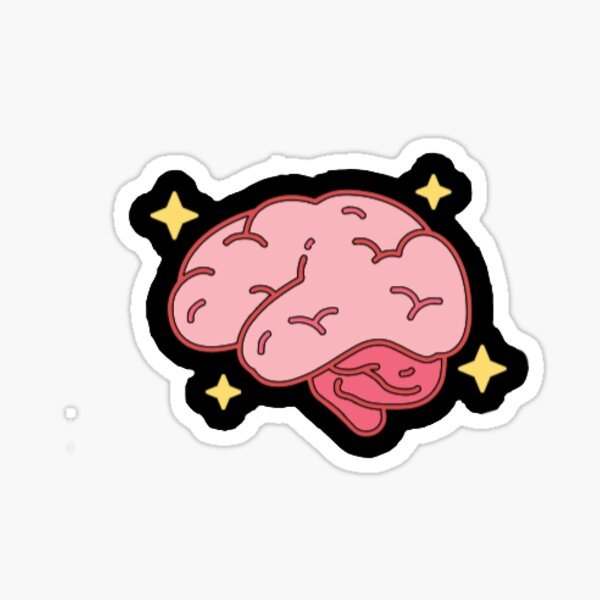 Brain with stars Sticker - drtobe