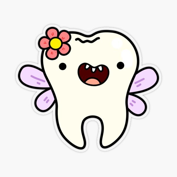 Butterfly Tooth Sticker - drtobe