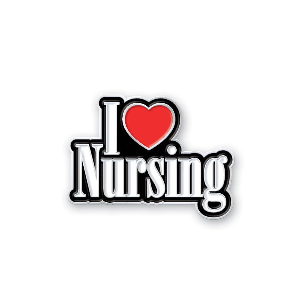"I Love Nursing" Pin - drtobe
