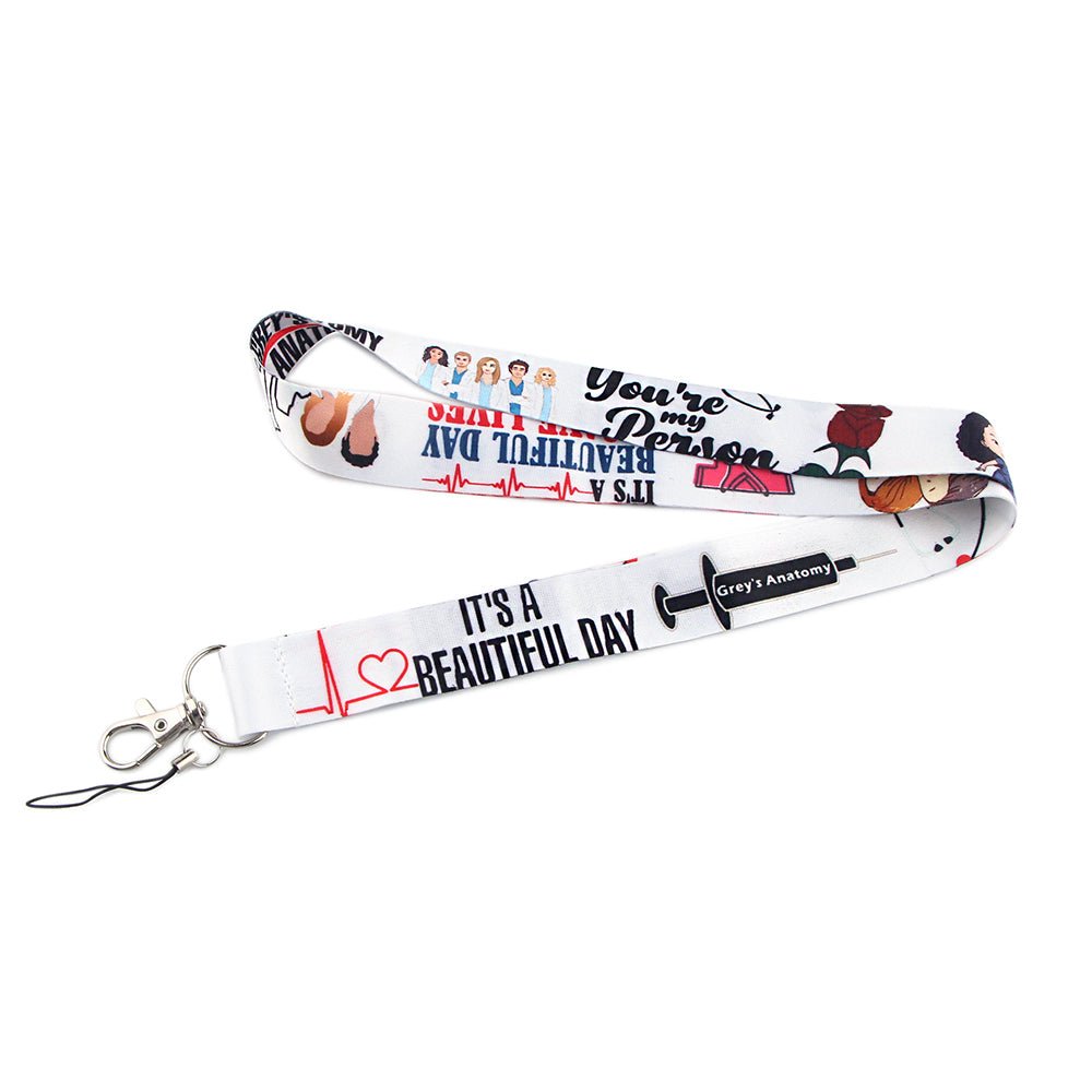 "It's a Beautiful Day" Medical ID Lanyard - drtobe