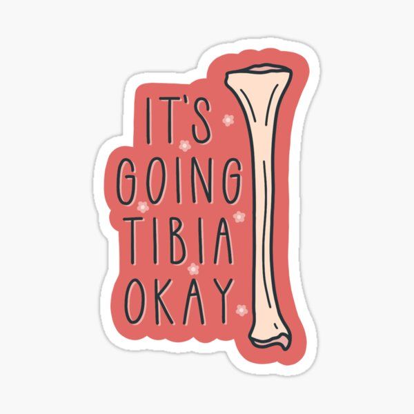 "IT'S GOING TIBIA OKAY" Sticker - drtobe