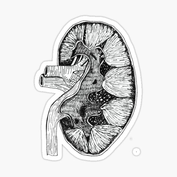 Kidney Sticker - drtobe