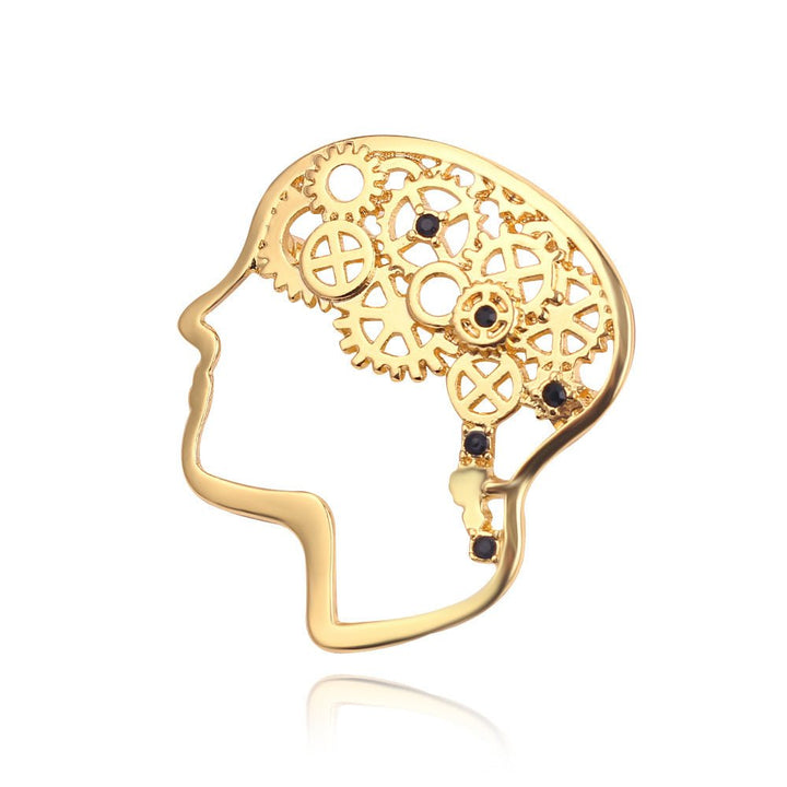 Mecahnical Brain Pin - drtobe