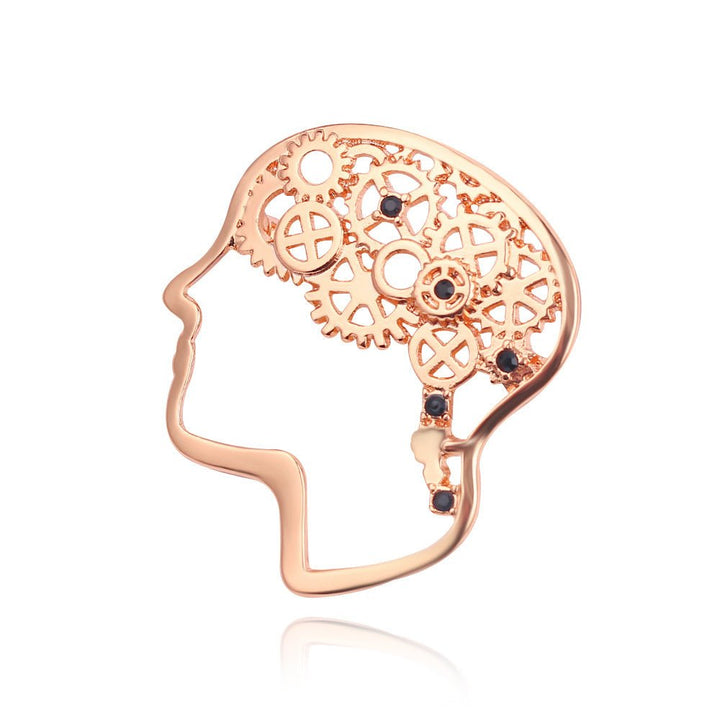 Mecahnical Brain Pin - drtobe
