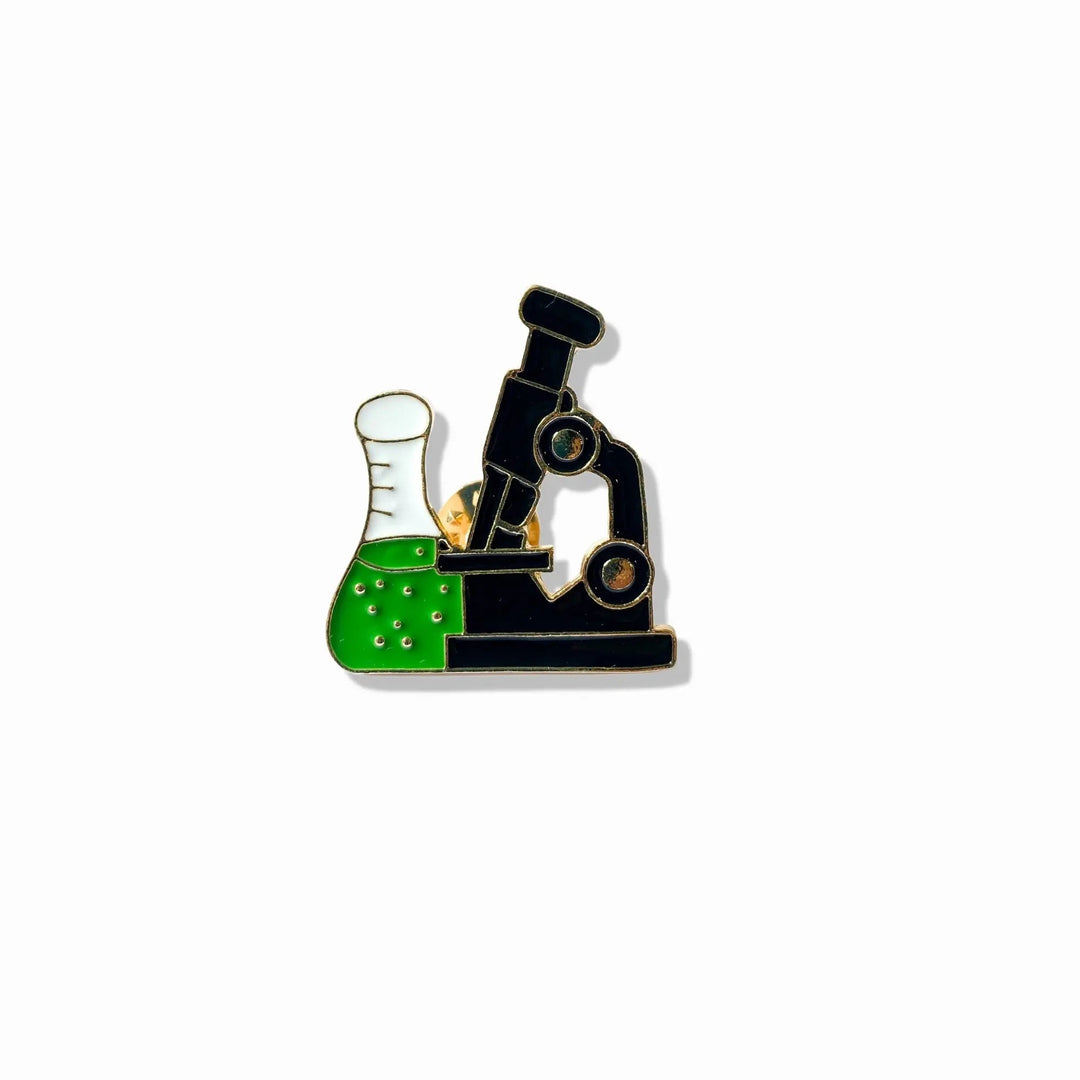 Microscope With Green Flask - drtobe