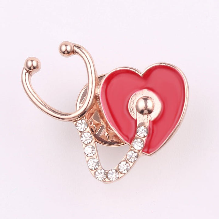 Stetho with Heart Pin - drtobe