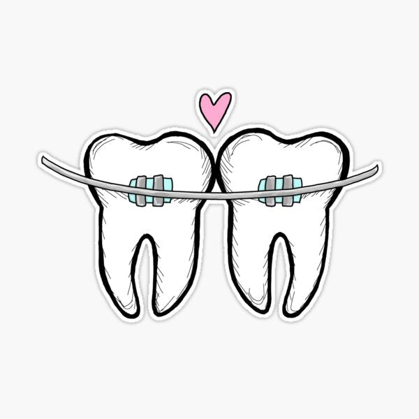 Teeth Couples Sticker - drtobe