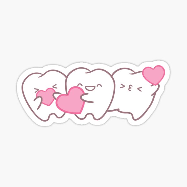 Teeth Love Sticker - drtobe