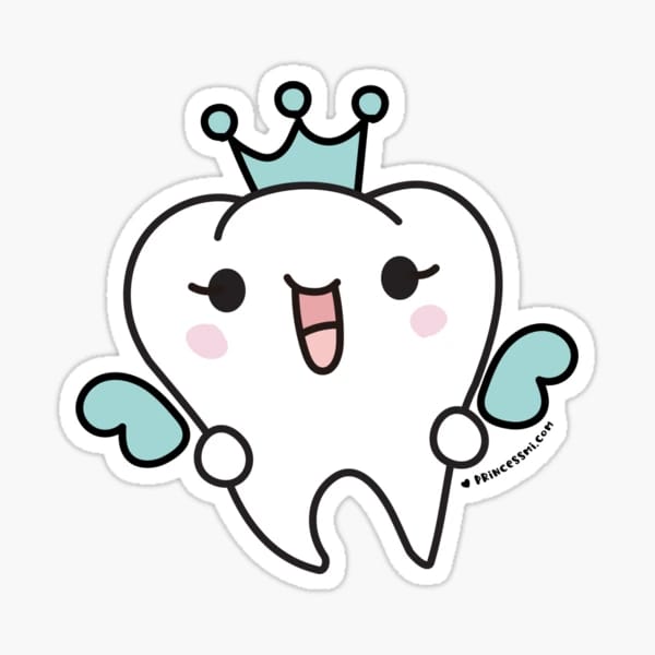 Tooth Fairy Sticker - drtobe