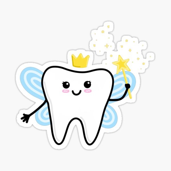 Tooth Fairy Sticker - drtobe