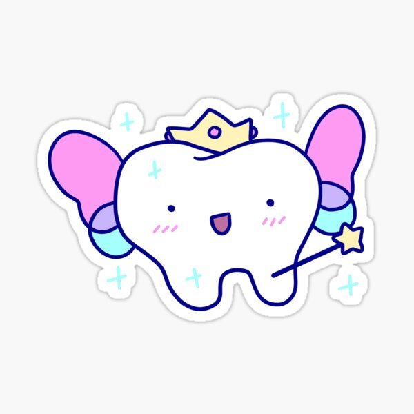 Tooth Fairy Sticker - drtobe