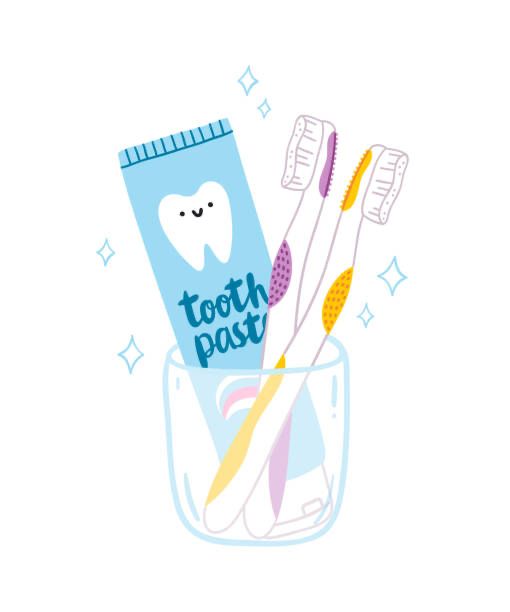 Tooth Paste & Brush Sticker - drtobe