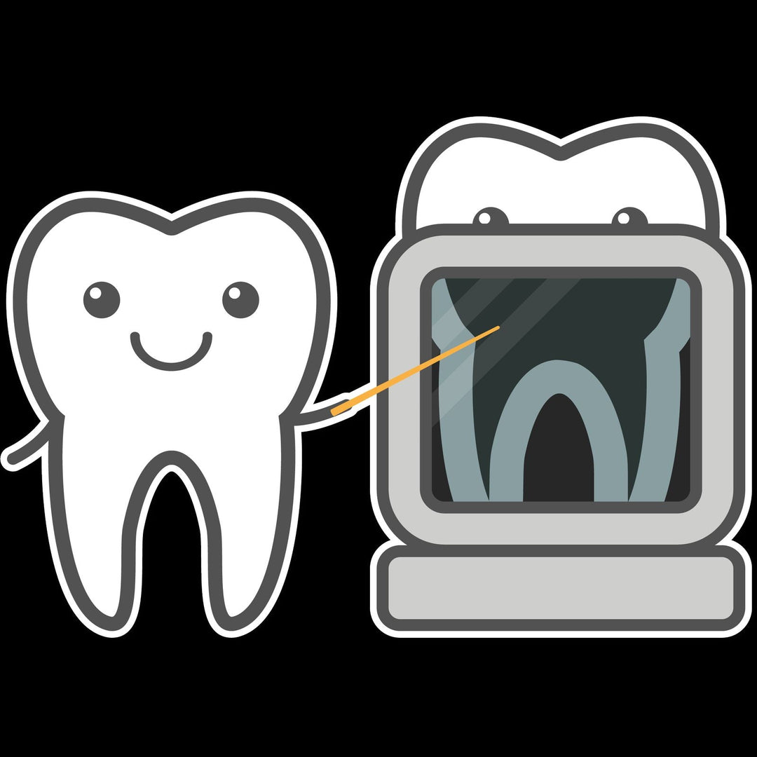 Tooth Xray sticker - drtobe