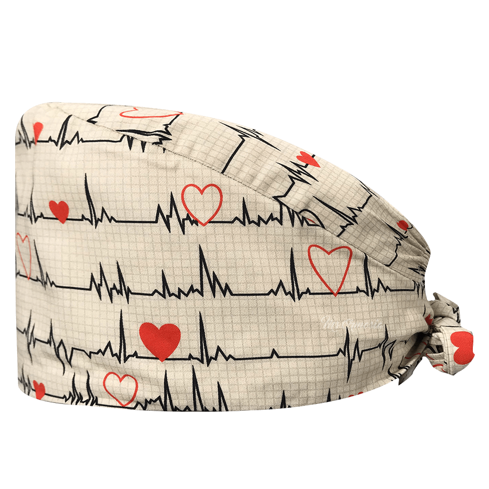 White EKG Cap - drtobe