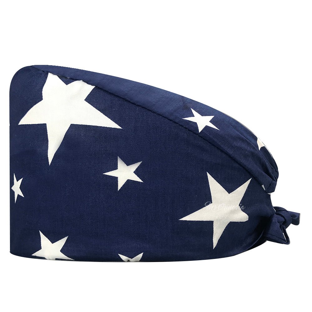 White Stars Blue Cap - drtobe