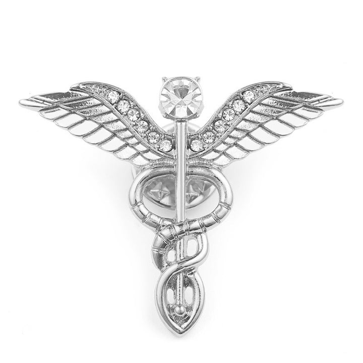 Caduceus with Strass