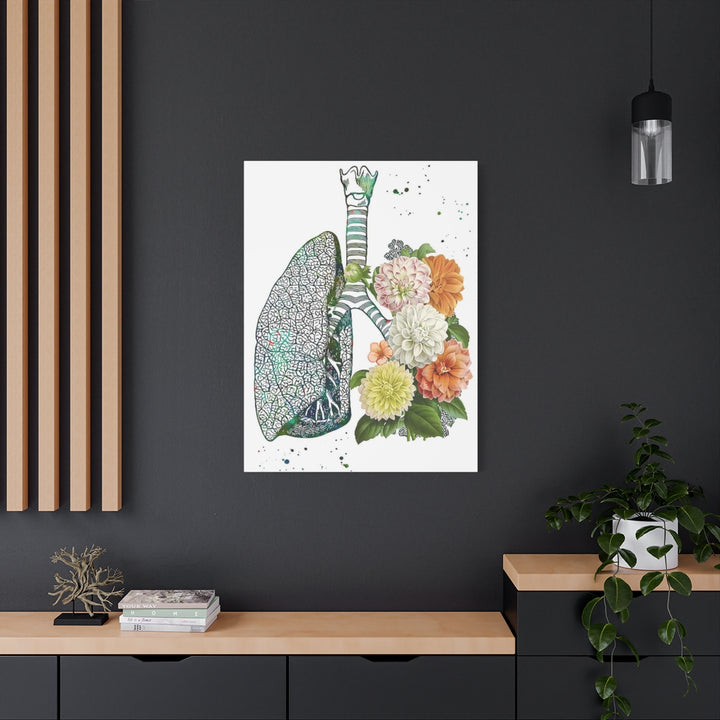 Lung Aesthetic Art Canvas