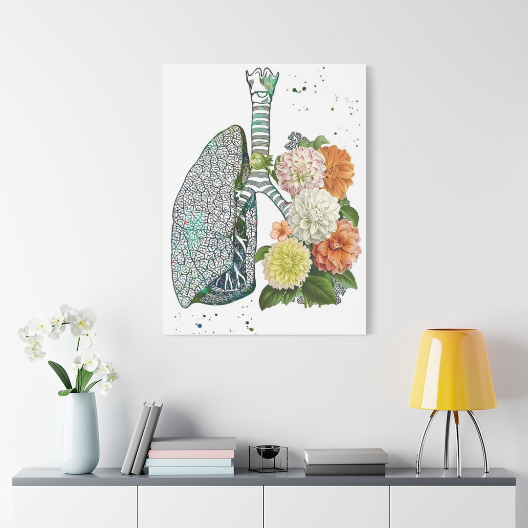 Lung Aesthetic Art Canvas