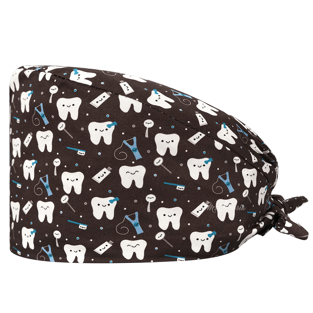 Brush & Teeth Black Cap - drtobe