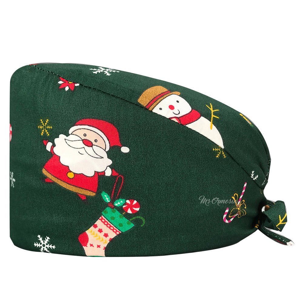 Dark Green Christmas Cap - drtobe