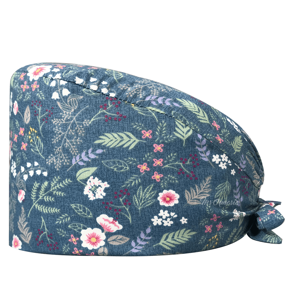 Flowers Blue Cap - drtobe