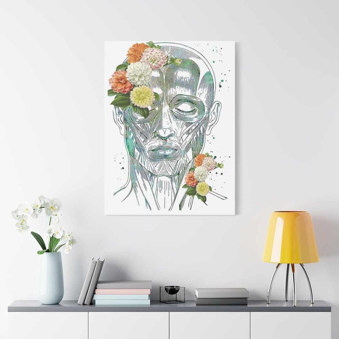 Human Face Aesthetic Art Canvas - drtobe
