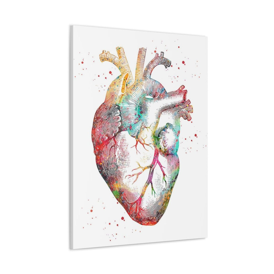 Human Heart Art Canvas - drtobe