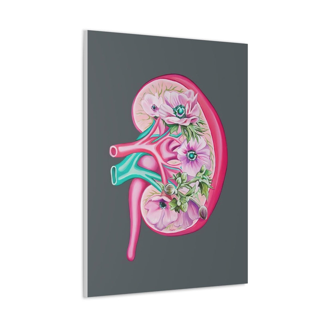 Kidney Art Canvas - drtobe