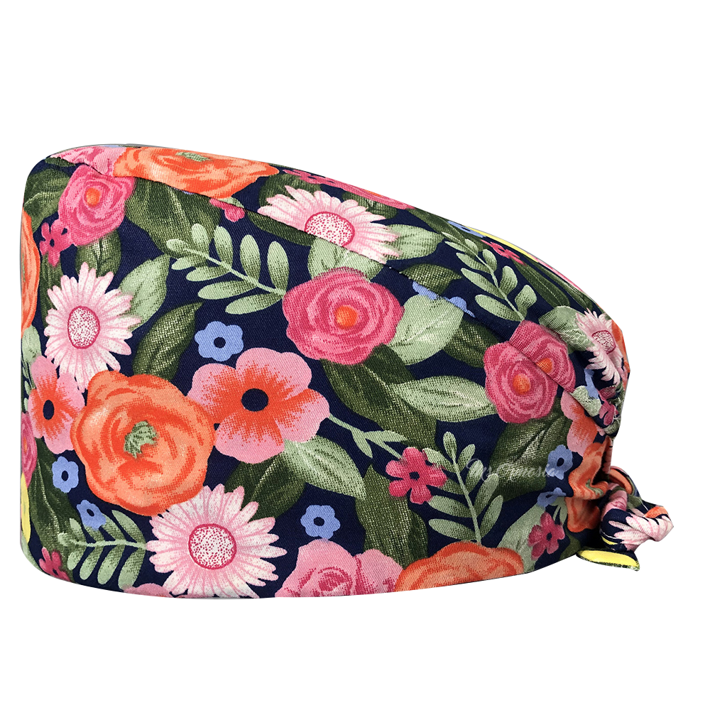 Roses and Flowers Blue Cap - drtobe