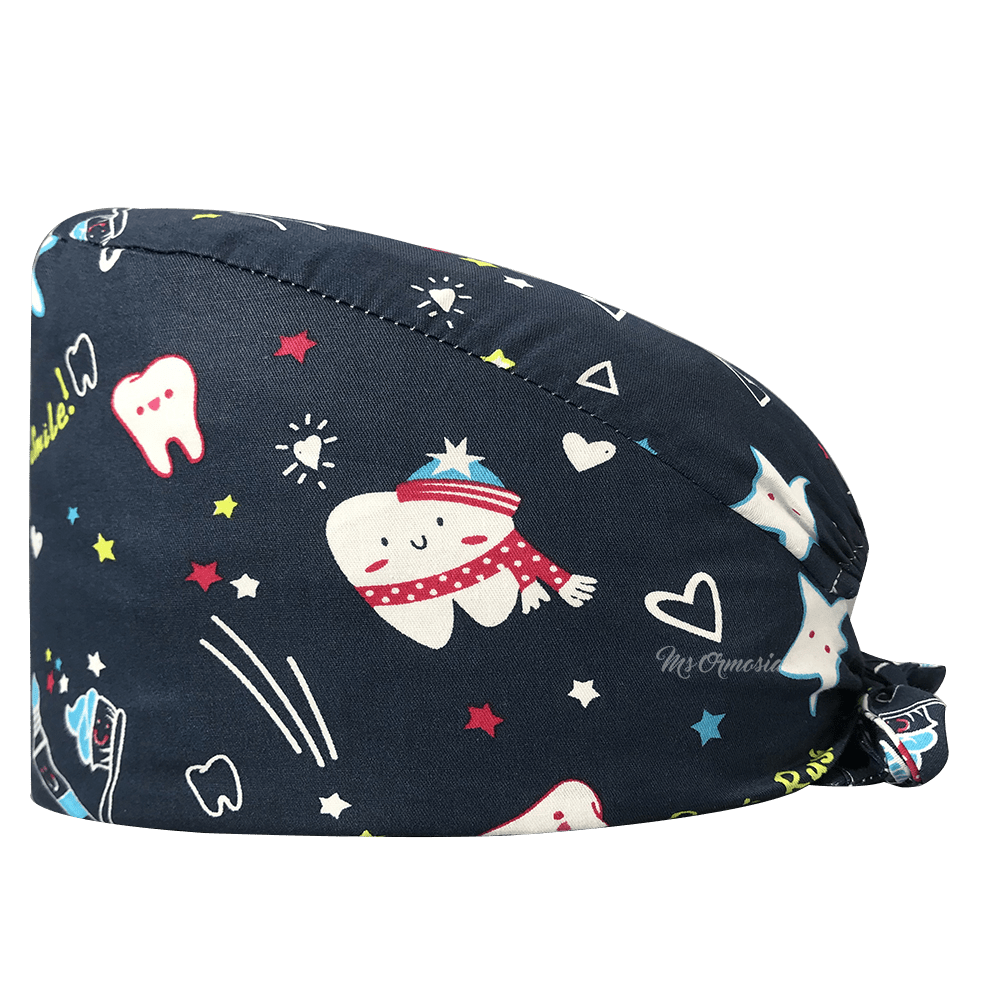 Stars and Teeth Blue Cap - drtobe