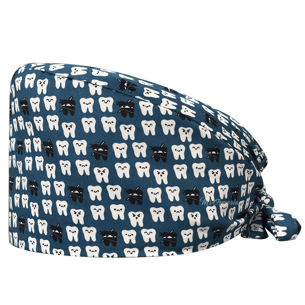 White and Black Ninja Teeth Cap - drtobe